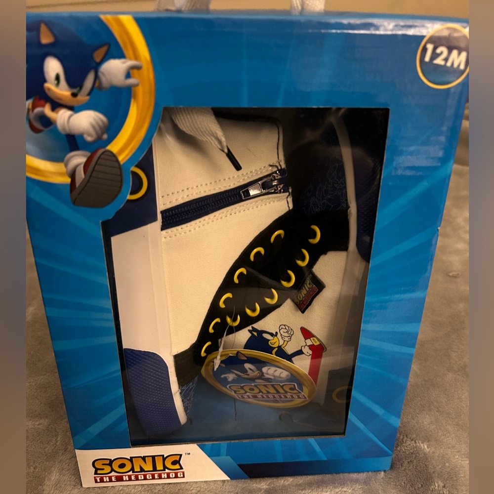 Sonic the Hedgehog Kids Sneakers - Blue and White